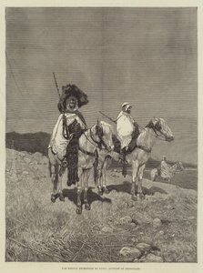 La Spedizione Francese a Tunisi, Avamposto degli Irregolari da Charles Auguste Loye
